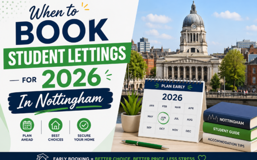 Student Lettings for 2026 In Nottingham