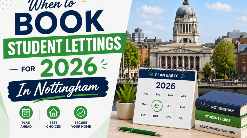 Student Lettings for 2026 In Nottingham